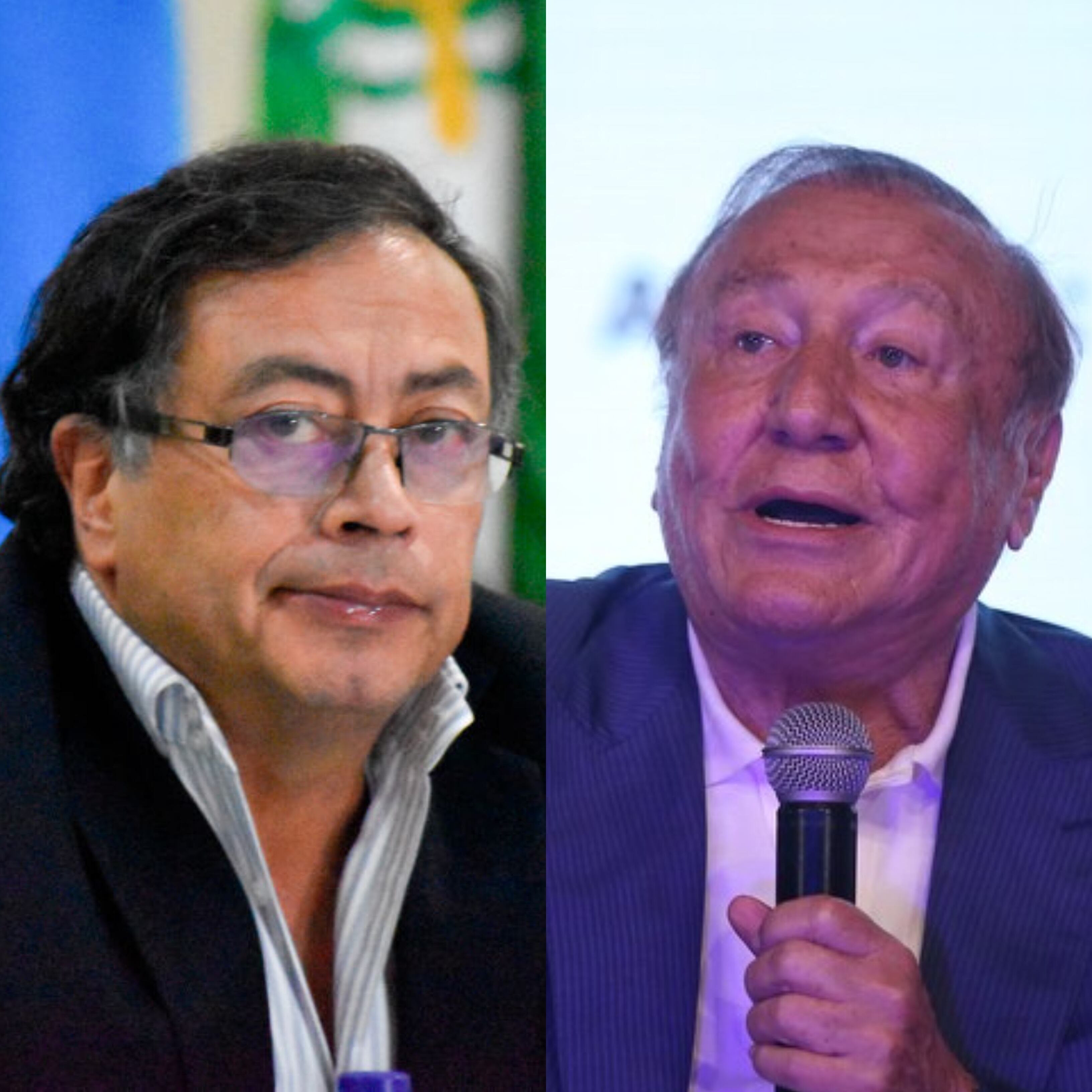 Rodolfo Hernández y Gustavo Petro. Foto: Colprensa y Getty Images