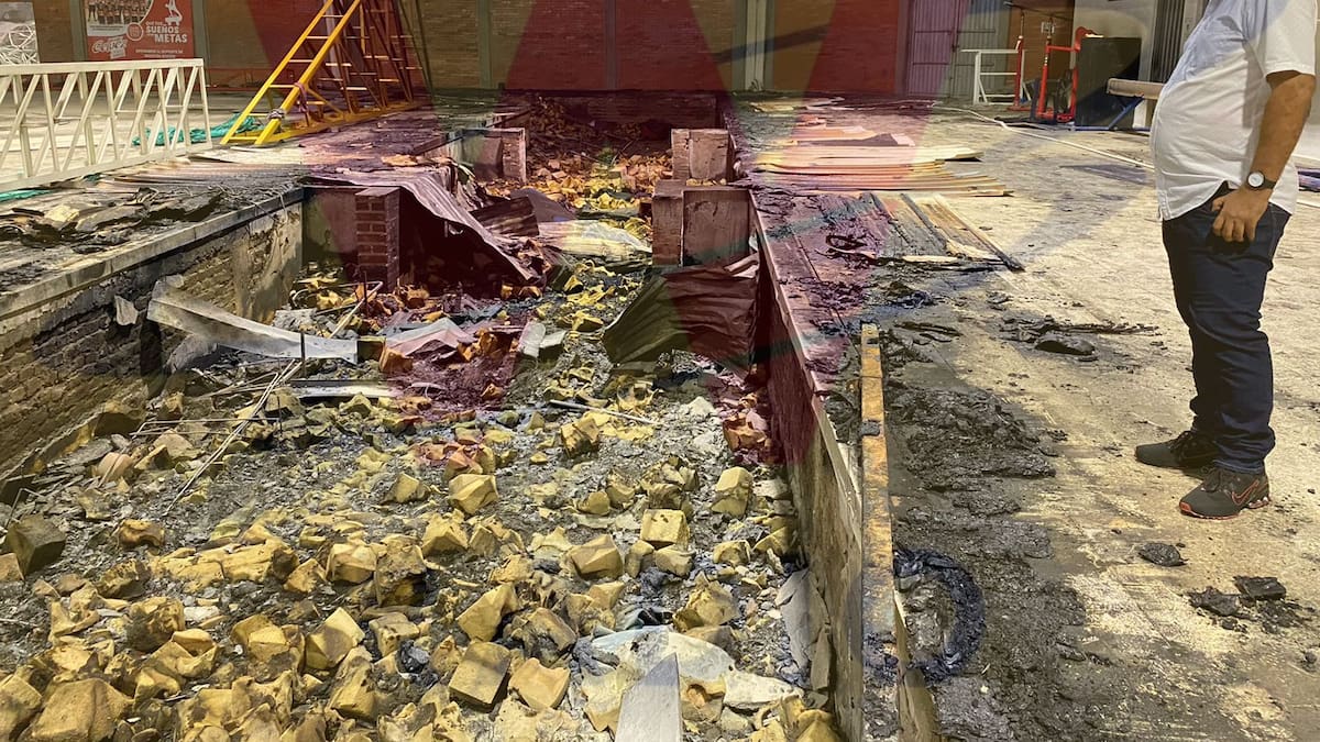 “Aseguradora no nos quiere responder”: Pte Liga de Gimnasia por incendio en Coliseo Menor