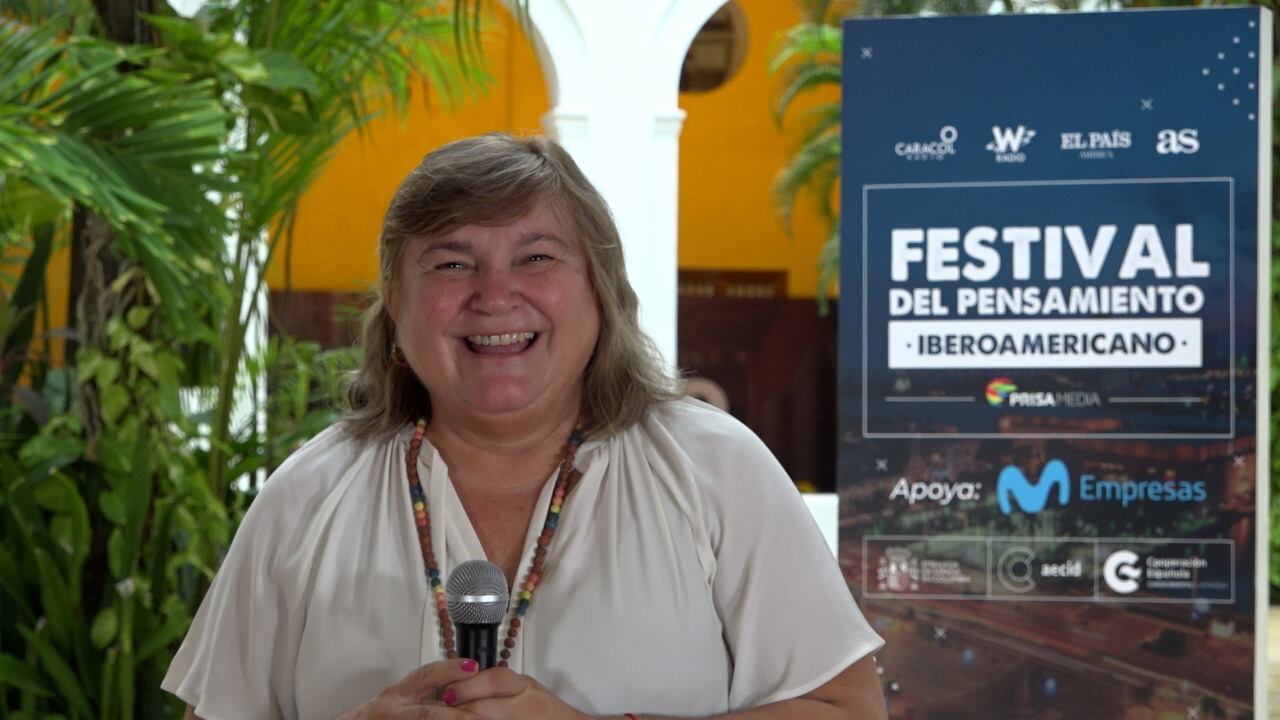 María Vaeza, directora regional de ONU Mujeres para América Latina, habló en el primer Festival del Pensamiento Iberoamericano de Prisa Media.