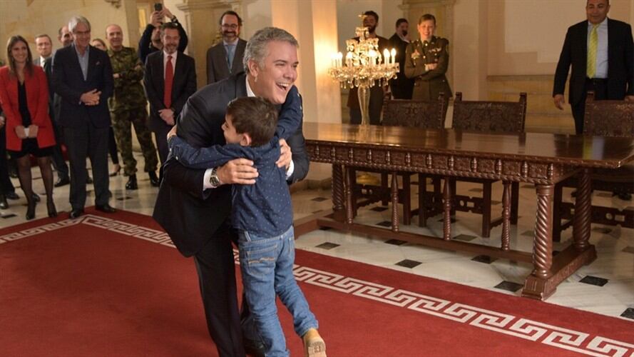 Cristo José e Iván Duque. Foto: Colprensa