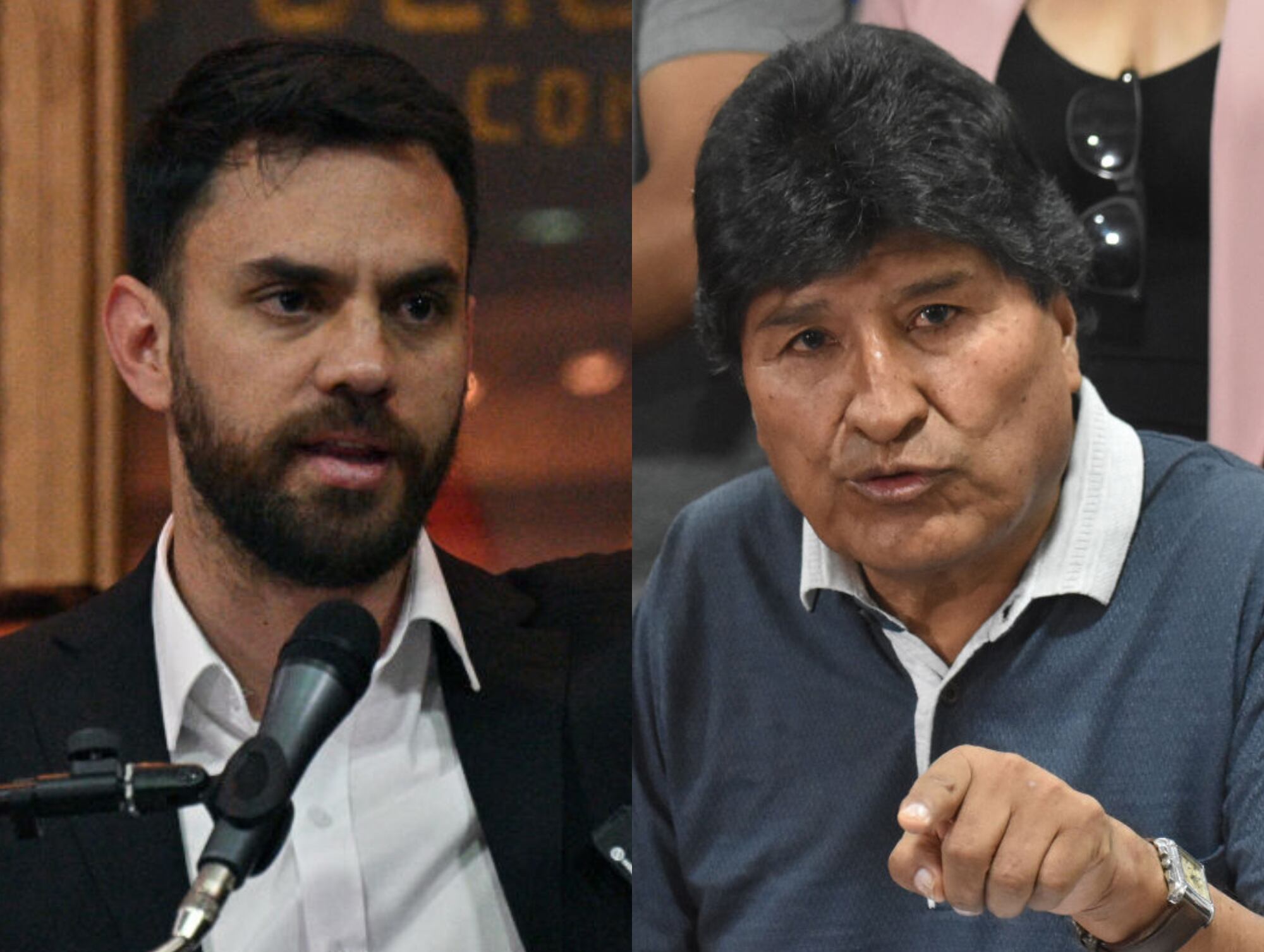 Ministro Eduardo del Castillo y el expresidente Evo Morales. I Fotos: Getty Images.