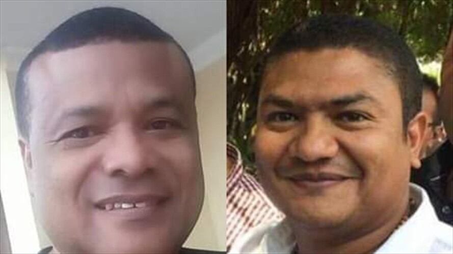 Nelson Stanp y Andrés Mercado fueron asesinados en zona rural de San Onofre. Foto: Cortesía.