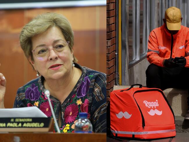 Gloria Inés Ramírez, minista de Trabajo y Rappi | Fotos: Colprensa