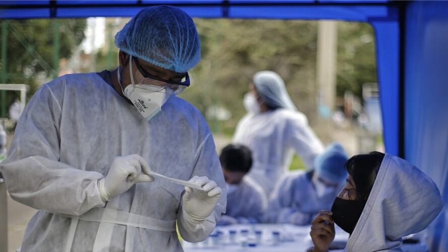 Casos COVID-19 en Colombia. Foto: Colprensa