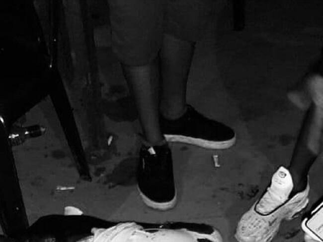 En el sitio donde se registró el ataque se realizaba una fiesta . Foto: Cortesía