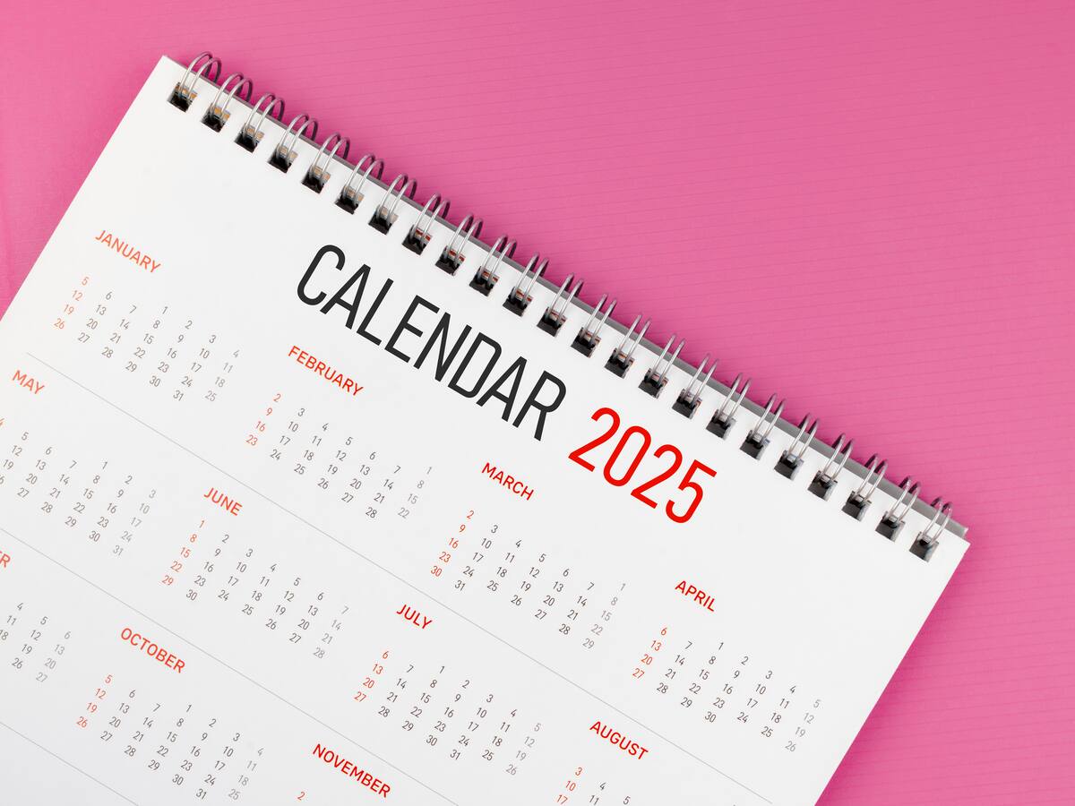 Calendario con festivos 2025: Almanaque actualizado con feriados y fiestas en PDF