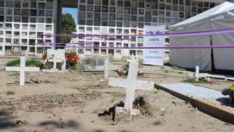 Inició intervención de cementerio de La Dorada en Caldas. Foto: Cortesía: Unidad de Búsqueda de Desaparecidos