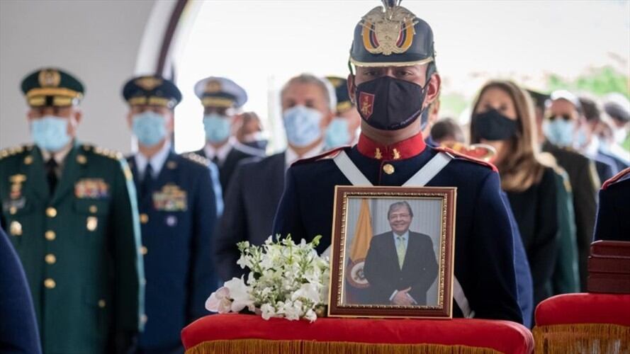 Honras fúnebres de Carlos Holmes Trujillo. Foto: Presidencia