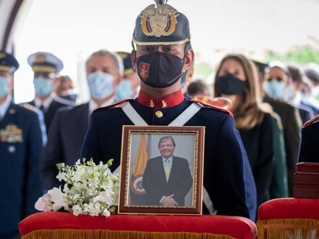 Honras fúnebres de Carlos Holmes Trujillo. Foto: Presidencia