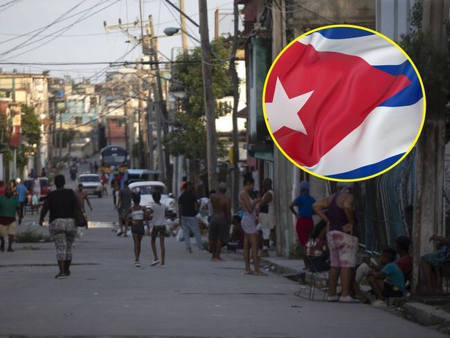 Calles y bandera de Cuba. I Fotos. Getty Images.