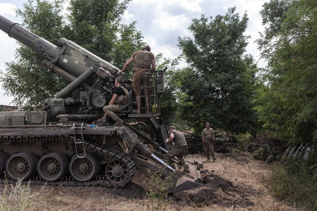 Artillería militar. I Foto: Diego Herrera Carcedo/Anadolu via Getty Images.