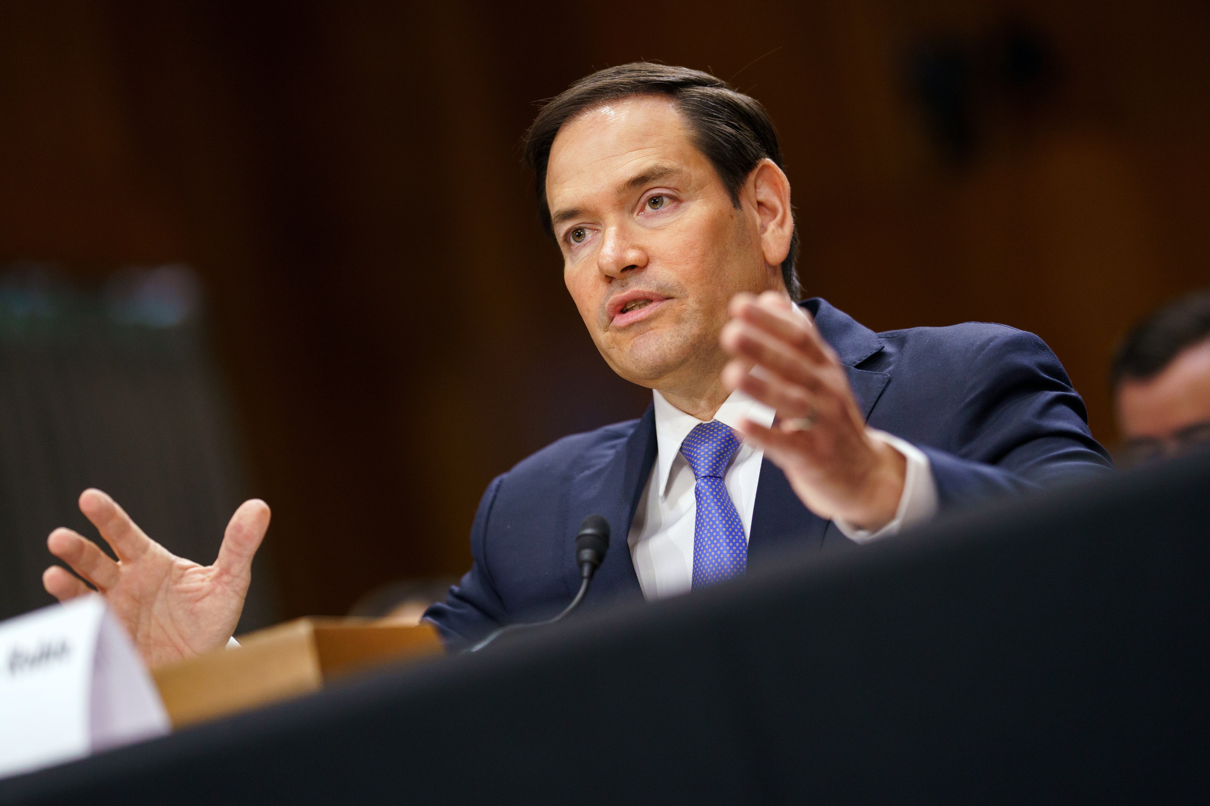Secretario de Estado de Estados Unidos, Marco Rubio. FOTO: EFE/EPA/WILL OLIVER