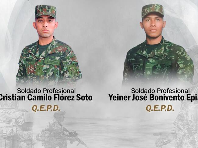 Continúan ataques del EMC contra la fuerza pública: dos militares, asesinados en el Huila. Foto: Suministrada.