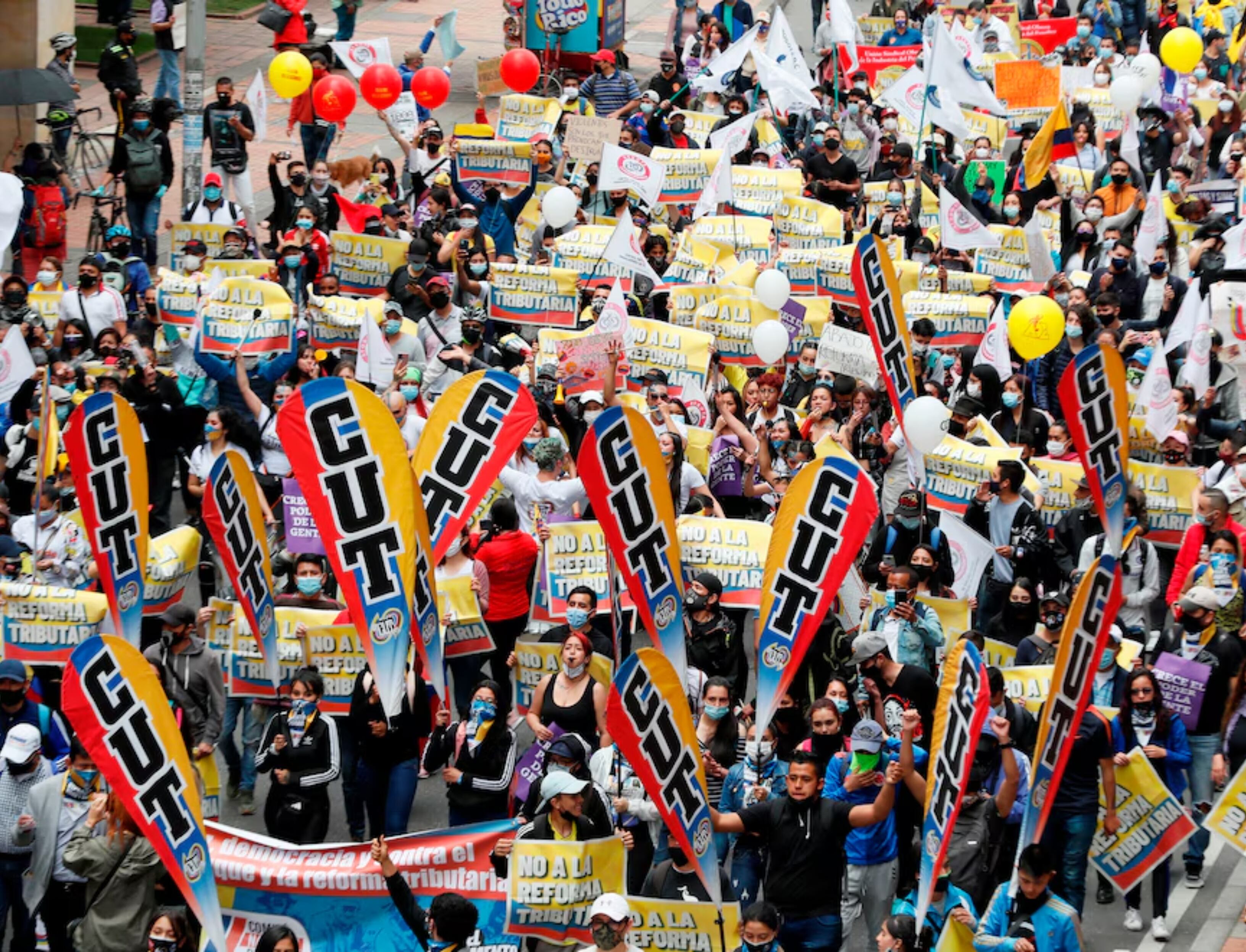 Marchas en Cali este 11 de junio: Horarios y puntos de concentración, según CUT