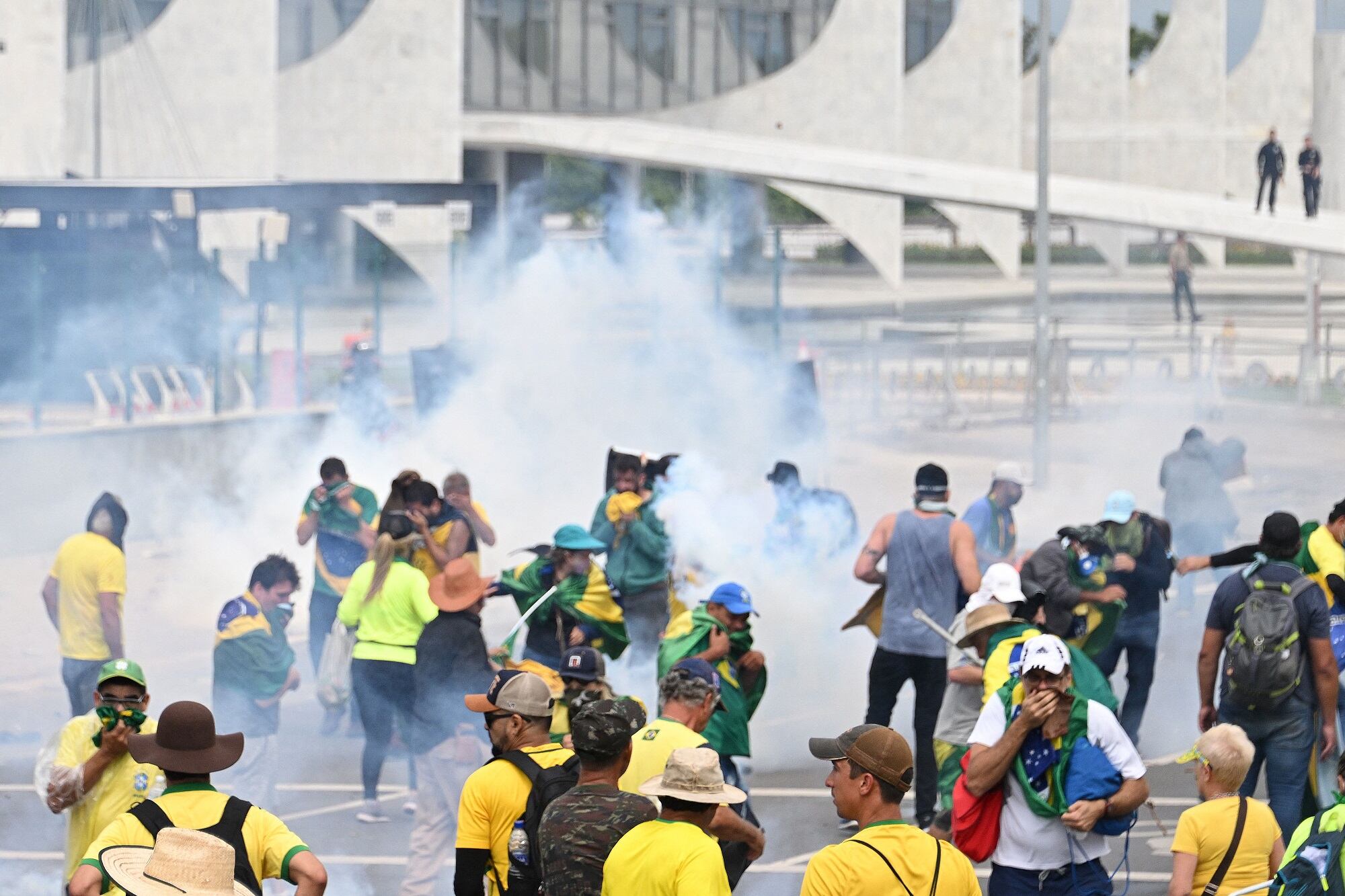 Seguidores de Bolsonado invadieron Palacio Planalto. (Photo by EVARISTO SA/AFP via Getty Images)