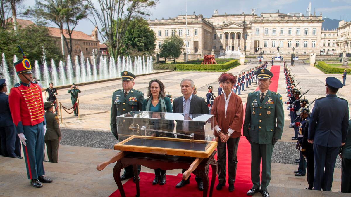 La espada de Bolívar volvió a la Casa de Nariño