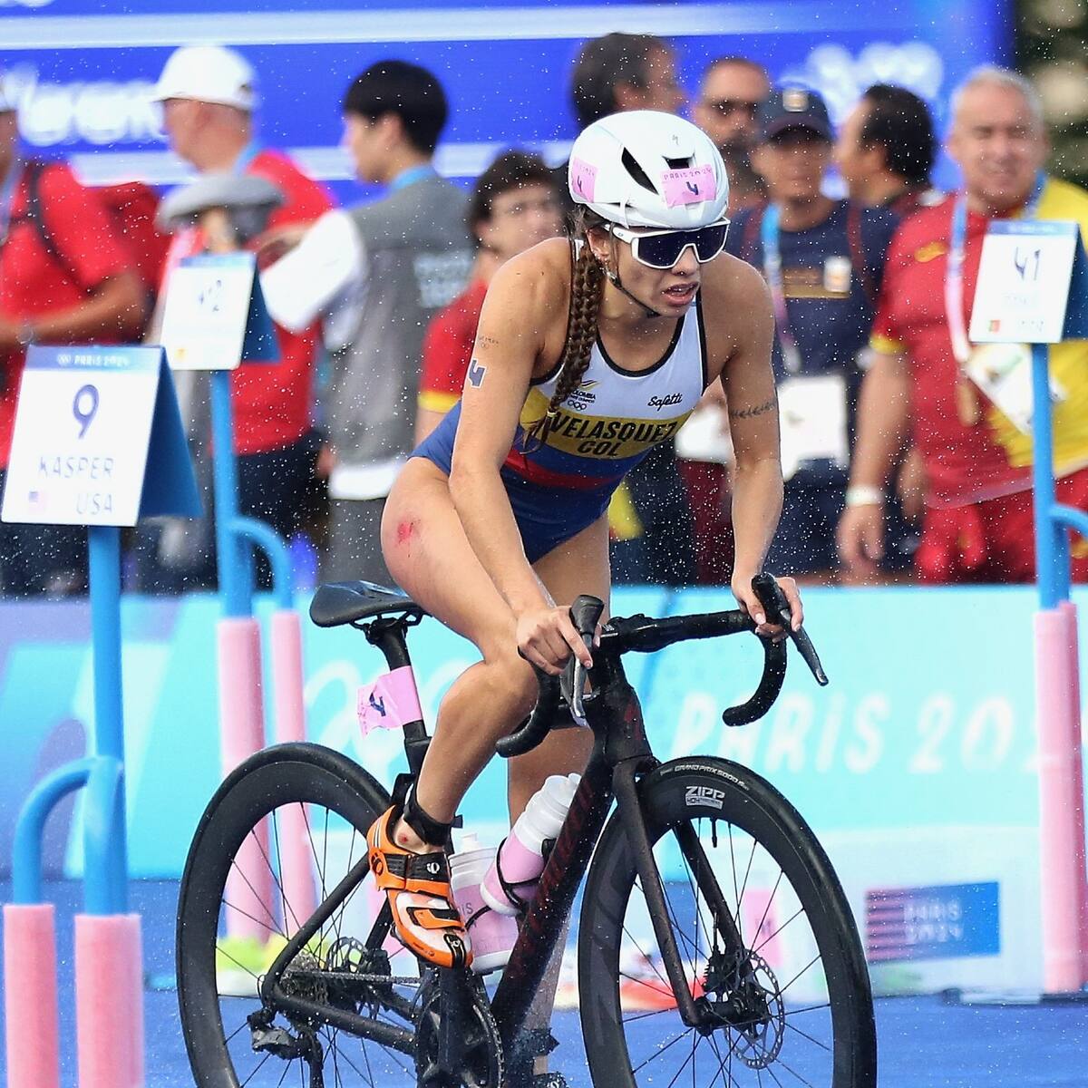 Me voy con el corazón contento: triatleta Carolina Velásquez se despide de los JJ. OO.