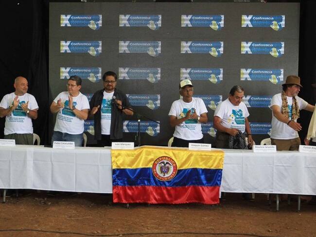 Miembros del estado mayor del secretariado de las Farc. Foto: Agencia EFE - Mauricio Dueñas