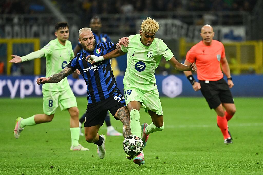 Inter vs. Barcelona. Foto: EFE.