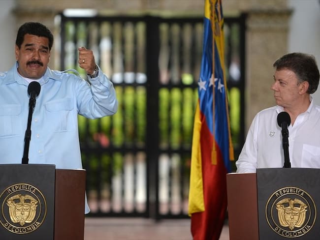 El presidente Juan Manuel Santos condenó nuevamente el régimen dictatorial de Nicolás Maduro. Foto: Getty Images