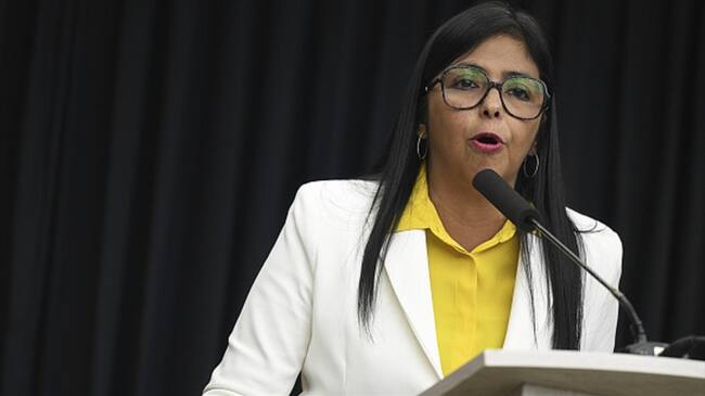 La vicepresidenta venezolana, Delcy Rodríguez. Foto: Getty Images