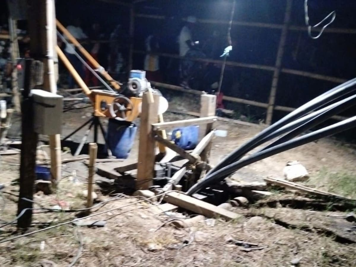 Derrumbe en una mina en el norte del Cauca dejó a por lo menos siete trabajadores atrapados