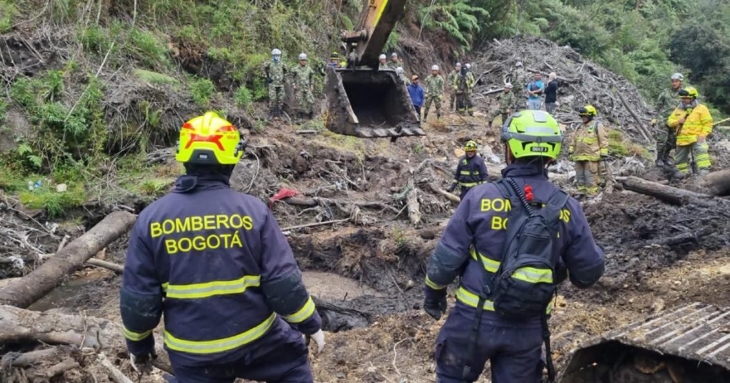 Bomberos de Bogotá en La Calera | Foto: Bomberos Bogotá