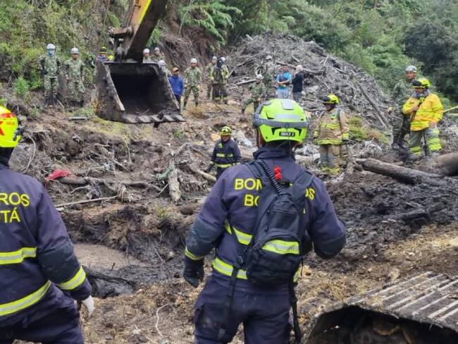 Bomberos de Bogotá en La Calera | Foto: Bomberos Bogotá
