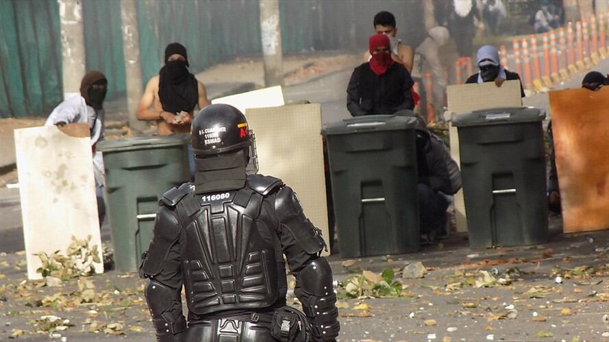 Protestas en Pasto. Foto: Colprensa