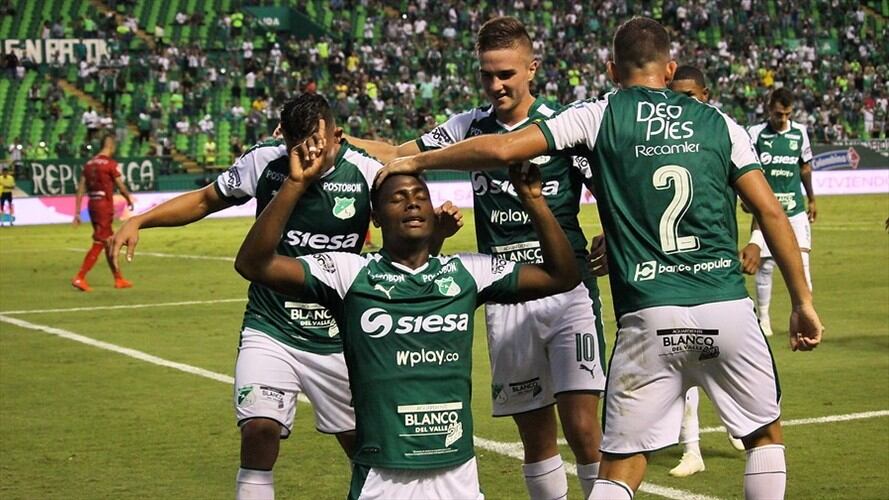 Deportivo Cali y Atlético Nacional están cada vez más cerca de la clasificación entre los primeros ocho mejores de la Liga Águila I-2019. Foto: Colprensa