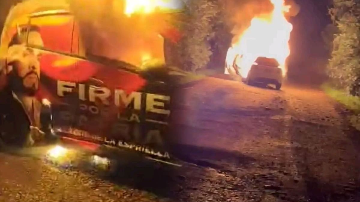 Vehículo de la campaña política de Abelardo de la Espriella fue incinerado en Norte de Santander