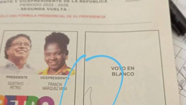 Denuncias sobre tarjetones marcados en Risaralda / Foto: Suministrada comunidad