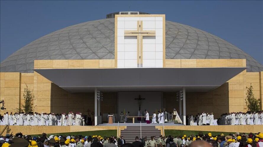 El papa Francisco ofreció una eucaristía en el parque O'Higgins en Santiago, Chile, durante su segundo día de visita en el país latinoamericano el pasado 16 de enero donde pidió perdón a todos los niñ. Foto: Agencia Anadolu