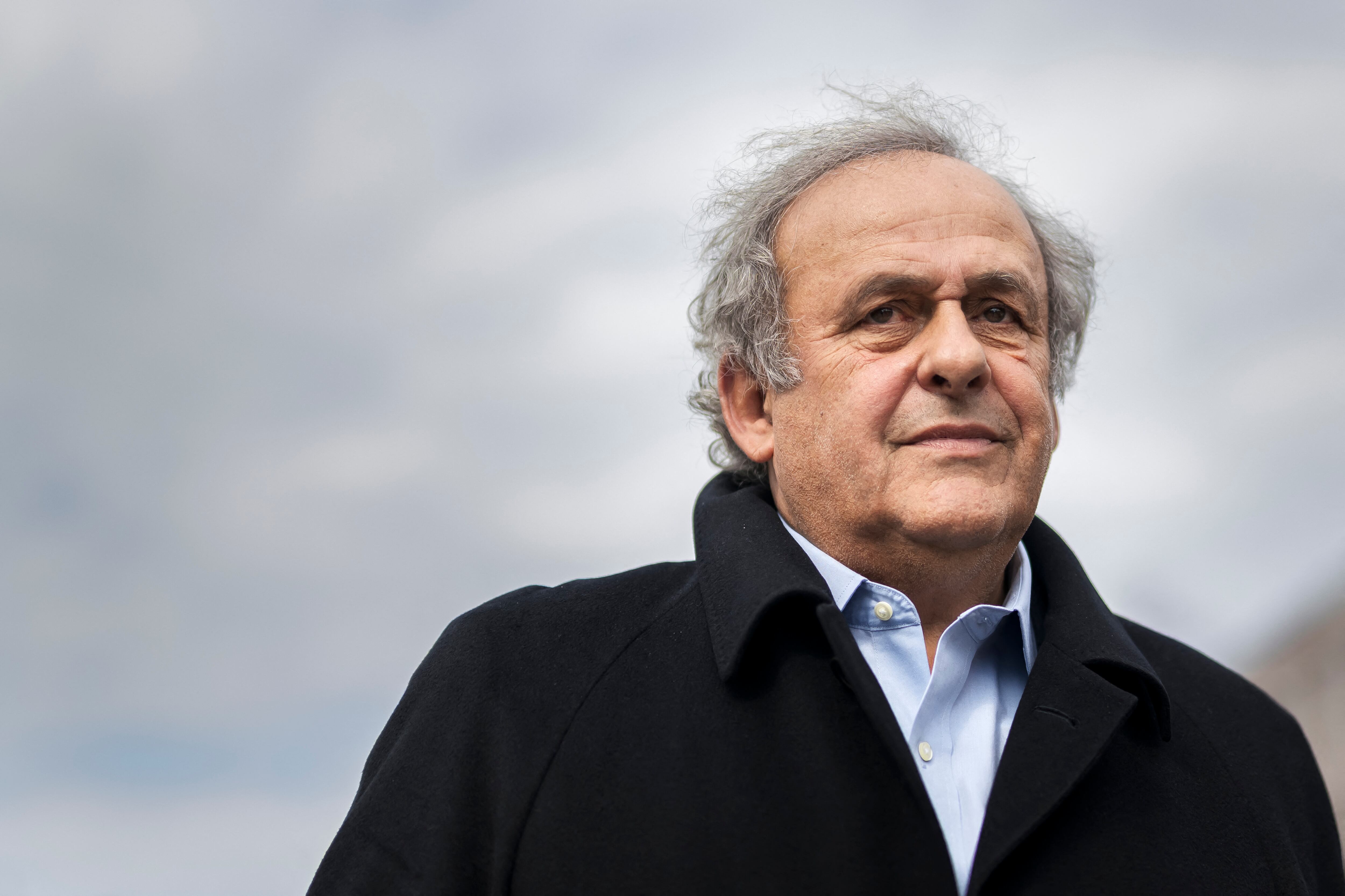 Michel Platini en marzo de 2025 FOTO: FABRICE COFFRINI via Getty Images)