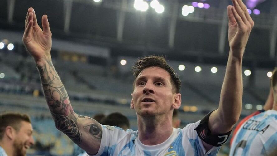 Lionel Messi emociona a abuelo de 100 años por su saludo en vídeo. Foto: Getty Images