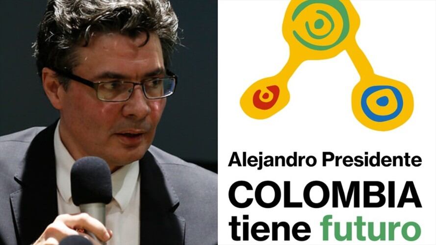 Alejandro Gaviria contó la historia detrás de su logo de campaña. Foto: Colprensa