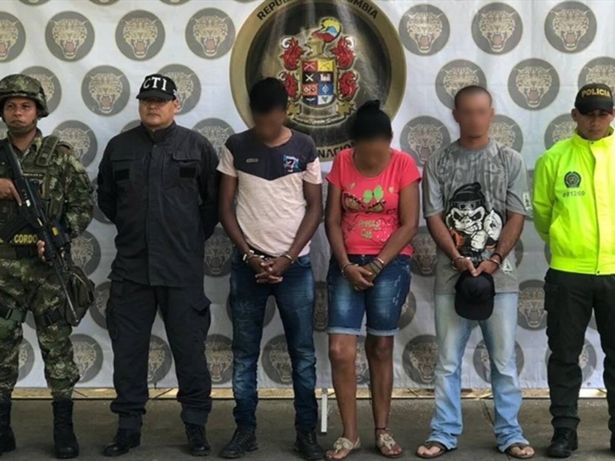 Capturan a tres presuntos asesinos de un líder social en el sur de Córdoba