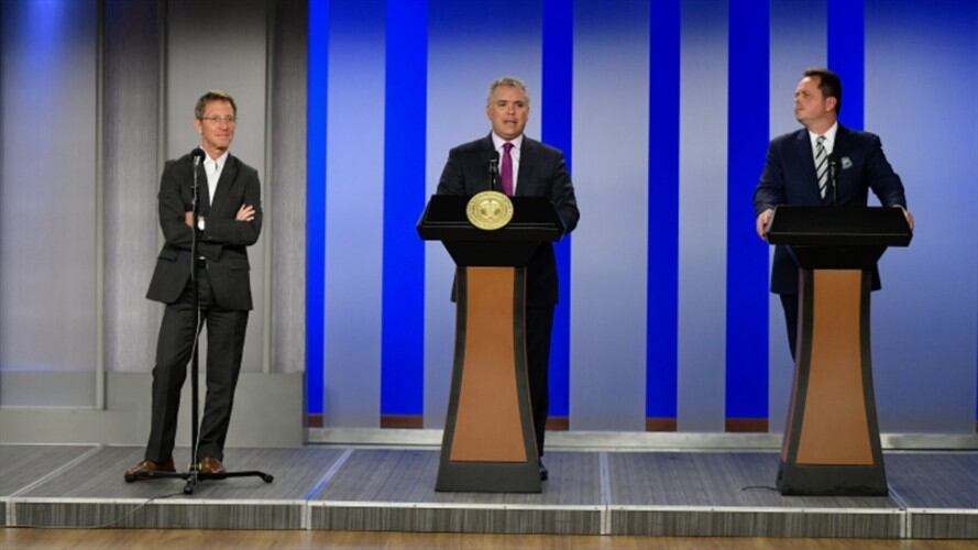 Por su parte, Duque reconoció que hay grandes desafíos, especialmente por el narcotráfico como financiador de los grupos criminales. Foto: Cortesía: Presidencia.