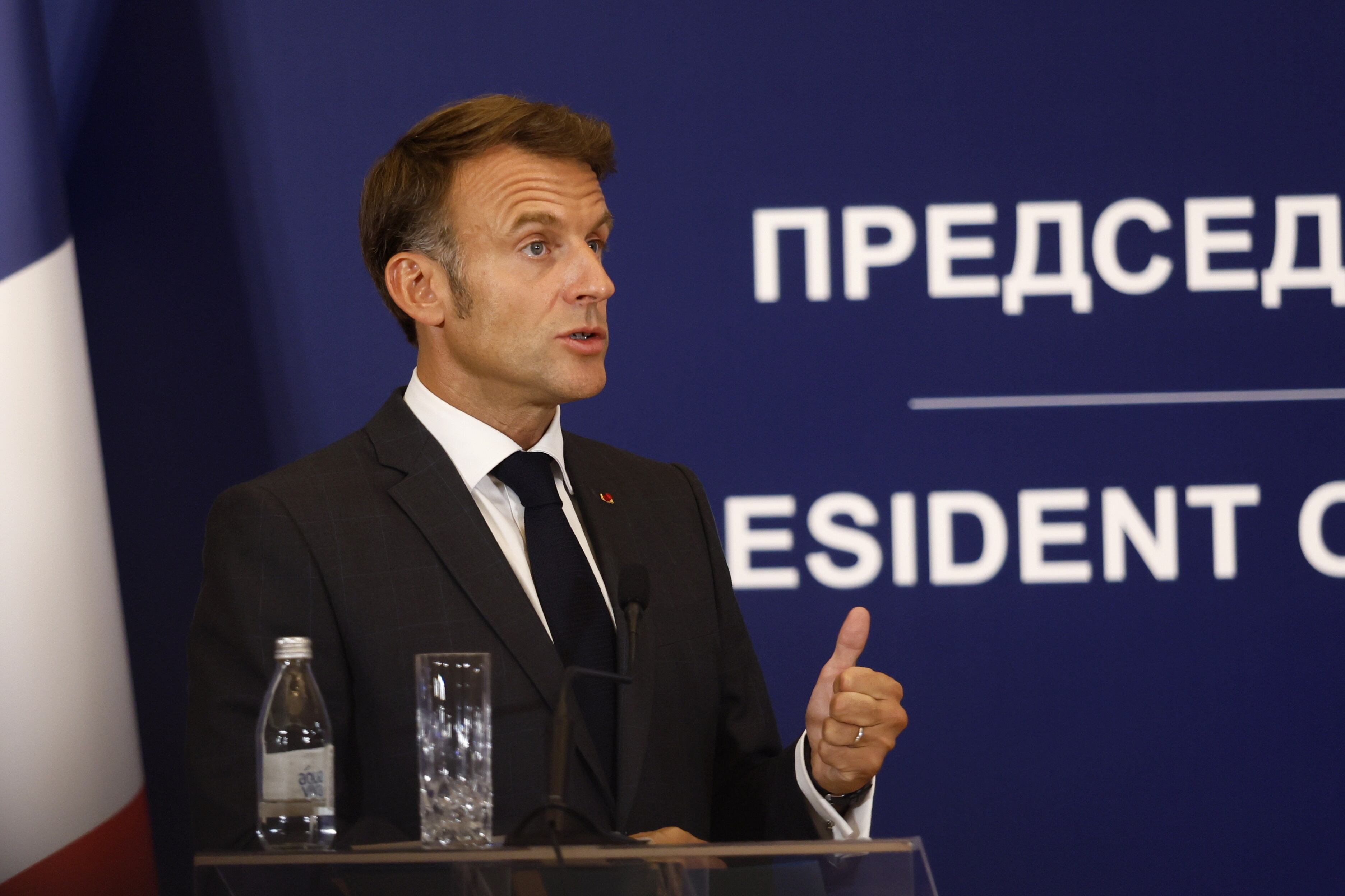 Emmanuel Macron. I Foto: EFE/EPA/MARKO DJOKOVIC.