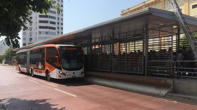 Se autorizó una acción de nulidad contra el decreto que autorizó que el aumento del pasaje de Transcaribe subiera de $2.100, que era el costo en 2017, a $2.300 que cobra en la actualidad. Foto: Antonio Canchila (W Radio)