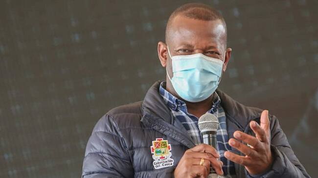 Elías Larrahondo Carabalí, gobernador del Cauca . Foto: Gobernación del Cauca