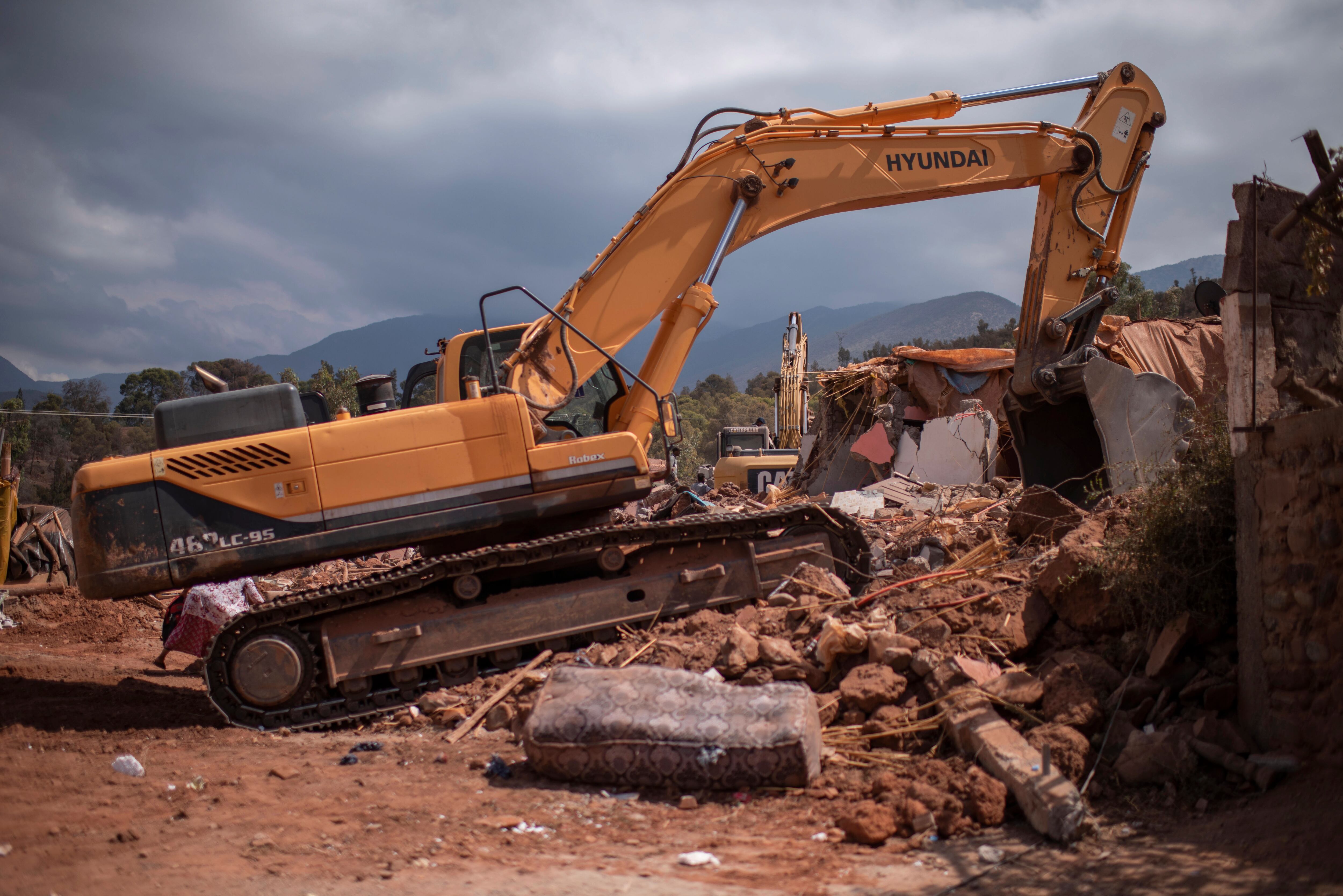 Terremoto en Marruecos. Septiembre de 2023. Foto: EFE/EPA/JALAL MORCHIDI.