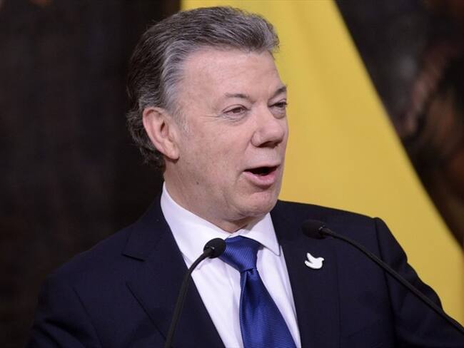 Juan Manuel Santos, presidente de la República. Foto: Getty Images