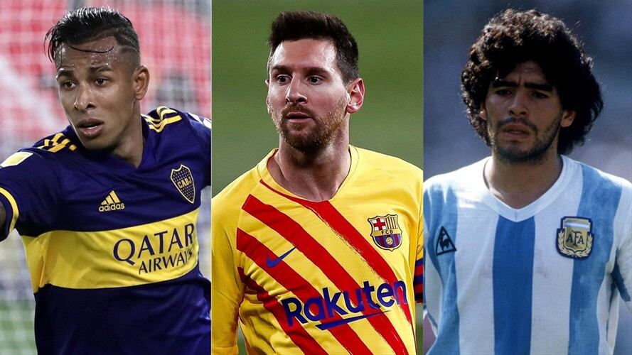 Comparan a Sebastián Villa con Messi y Maradona. Foto: Getty Images: Alejandro Pagni Pool - Eric Alonso - Robinson/EMPICS