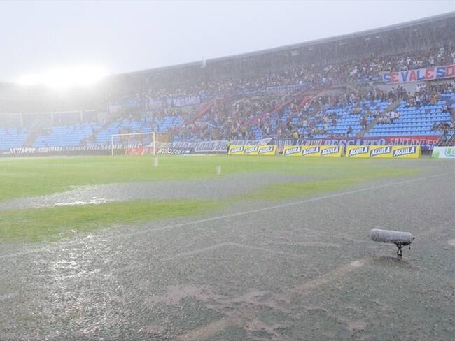 Existen incumplimientos del contratista en cuanto iluminación de la cancha, sistema de aire acondicionado, equipos electromecánicos y parte del sistema de evacuación de aguas lluvias. Foto: Colprensa