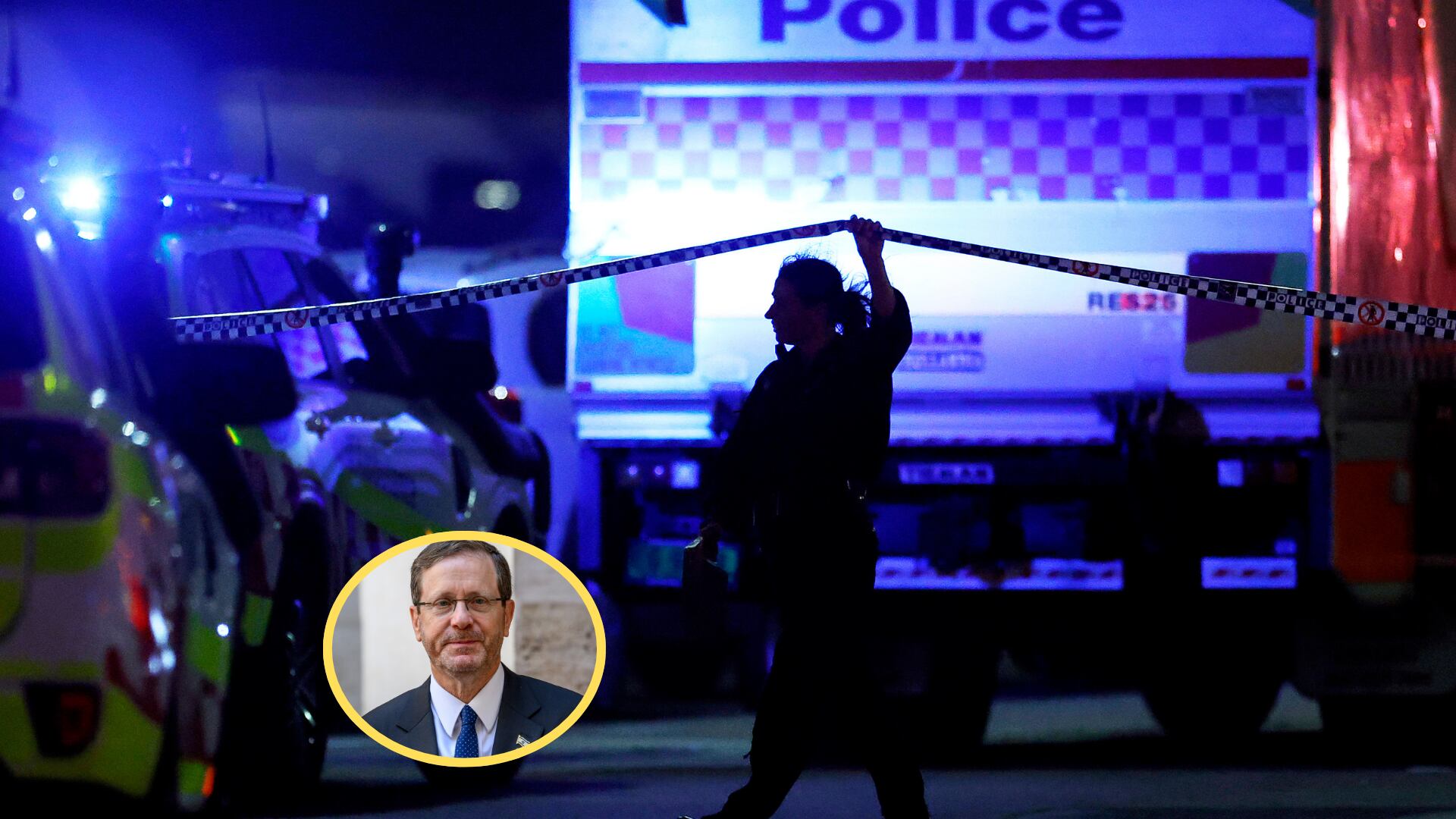 Atentados en Sidney. Foto: Darrian TraynorIsaac Herzog, presidente de Israel. Foto: Antonio Masiello.