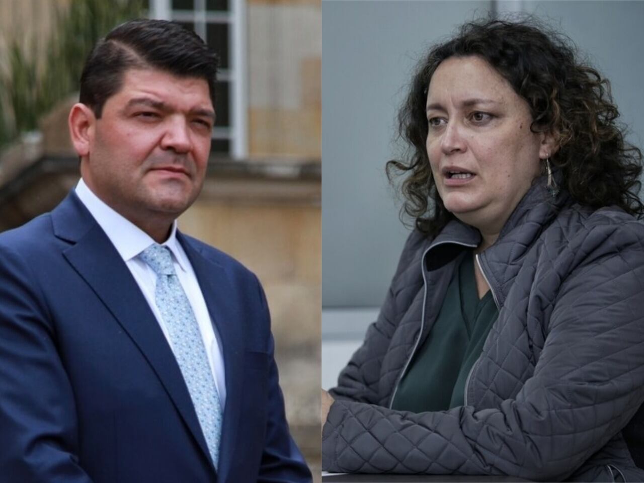 Juan Diego Gómez a Angélica Lozano: “no vengas a hacer campaña a costa del Congreso”. Foto: Colprensa