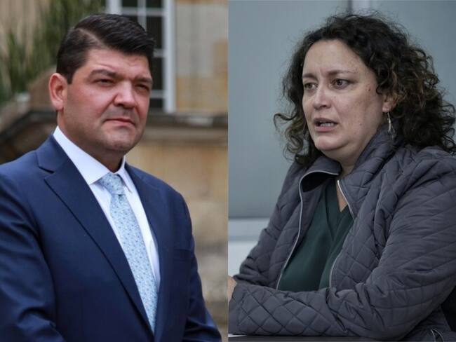 Juan Diego Gómez a Angélica Lozano: “no vengas a hacer campaña a costa del Congreso”. Foto: Colprensa
