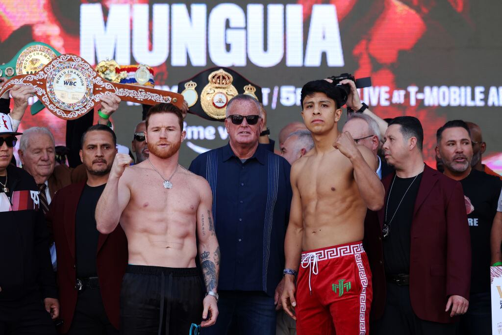 Canelo Alvarez v Jaime Munguia. Foto: Getty Images.
