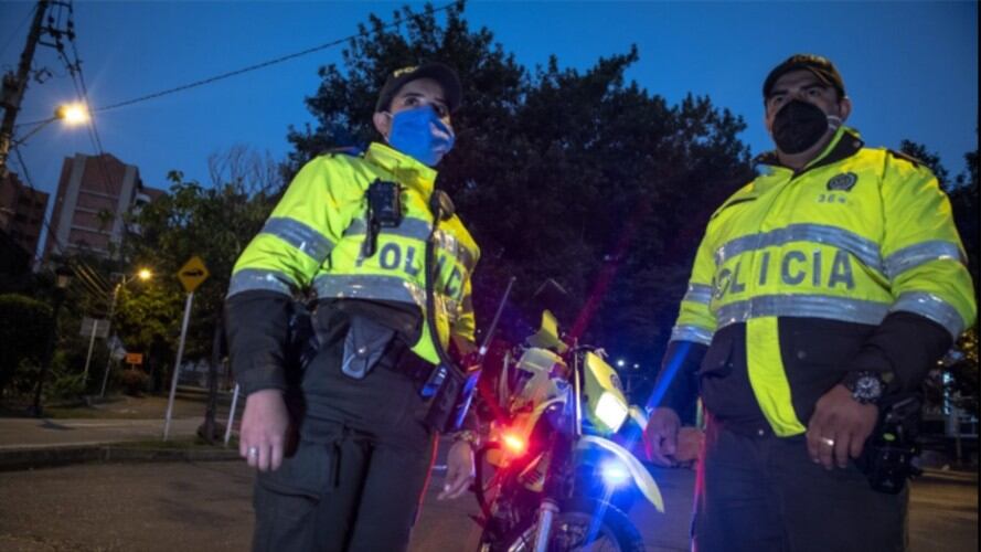 Policía en Caldas. Foto: Departamento de Policía